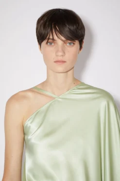 Asymmetrisches Kleid Aus Satin