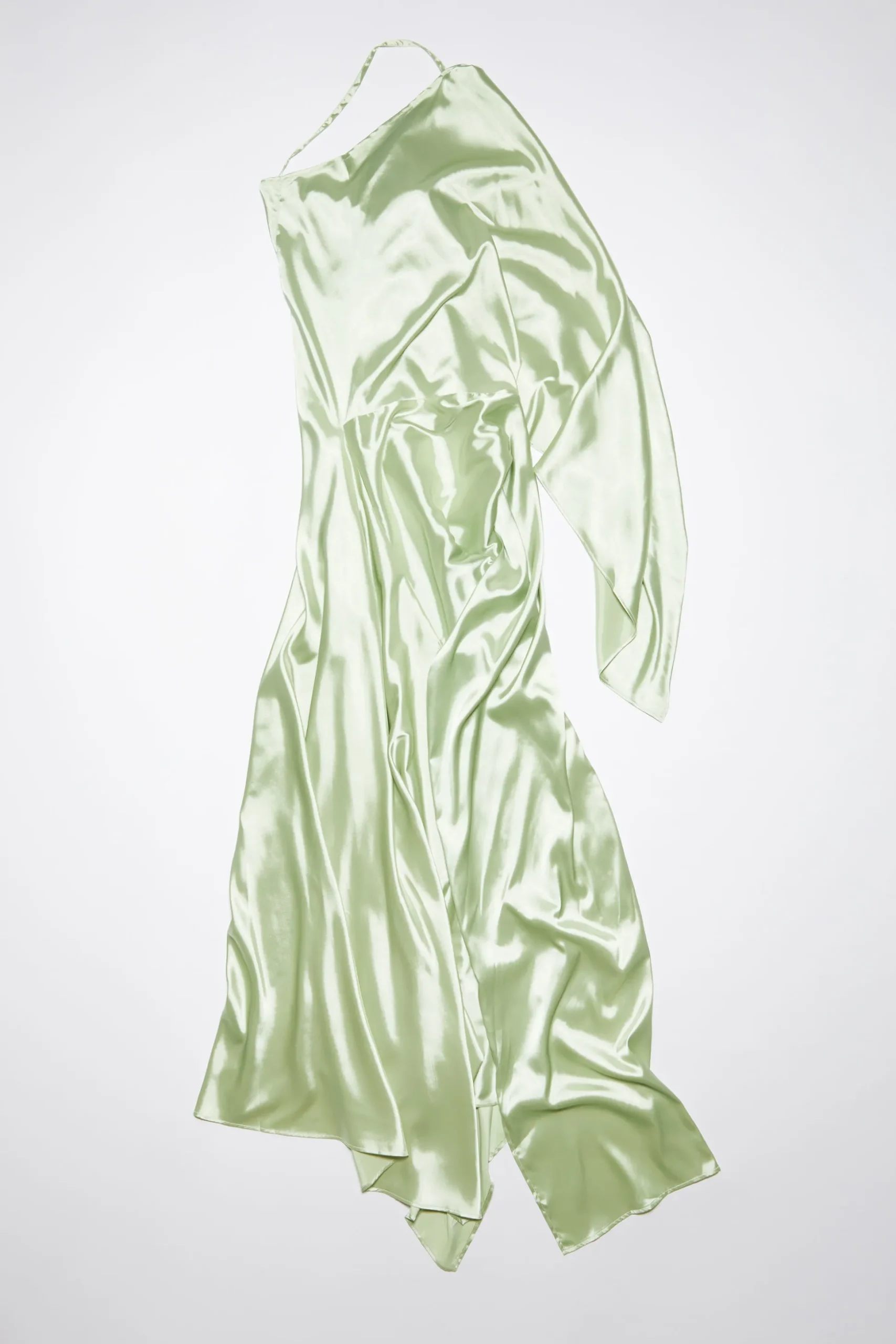 Asymmetrisches Kleid Aus Satin