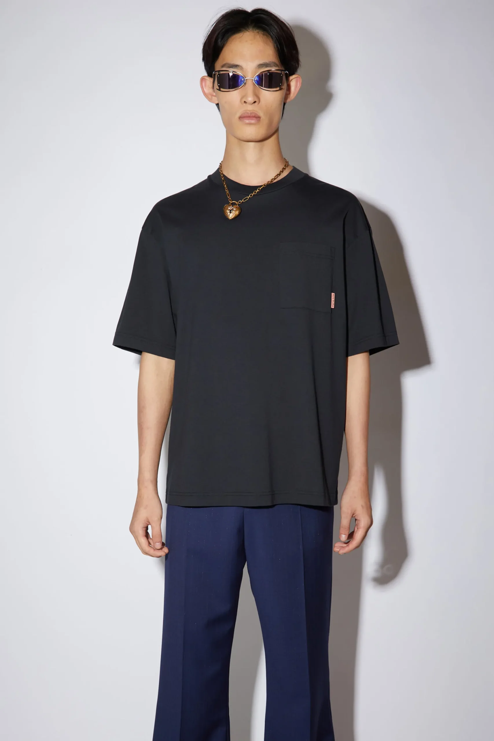 Baumwoll-T-Shirt Mit Tasche
