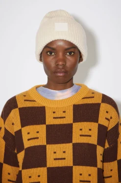 Beanie Mit Grosem Face-Logo