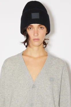 Beanie Mit Grosem Face-Logo