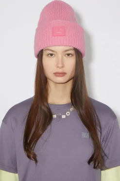 Beanie Mit Grosem Face-Logo