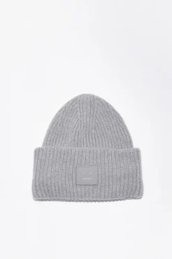 Beanie Mit Grosem Face-Logo