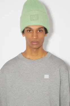 Beanie Mit Grosem Face-Logo