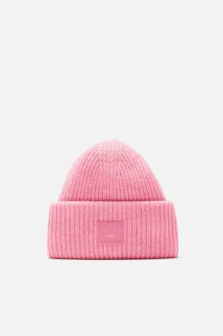 Beanie Mit Grosem Face-Logo