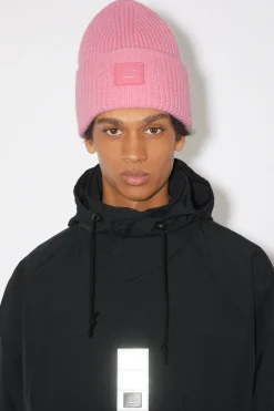 Beanie Mit Grosem Face-Logo
