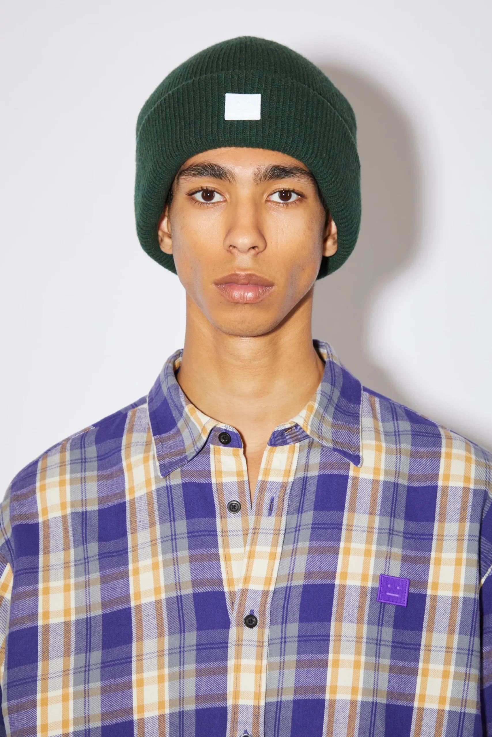 Beanie Mit Kleinem Face-Logo
