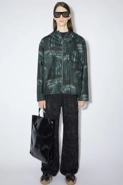 Bedruckte Jacke Mit Kapuze