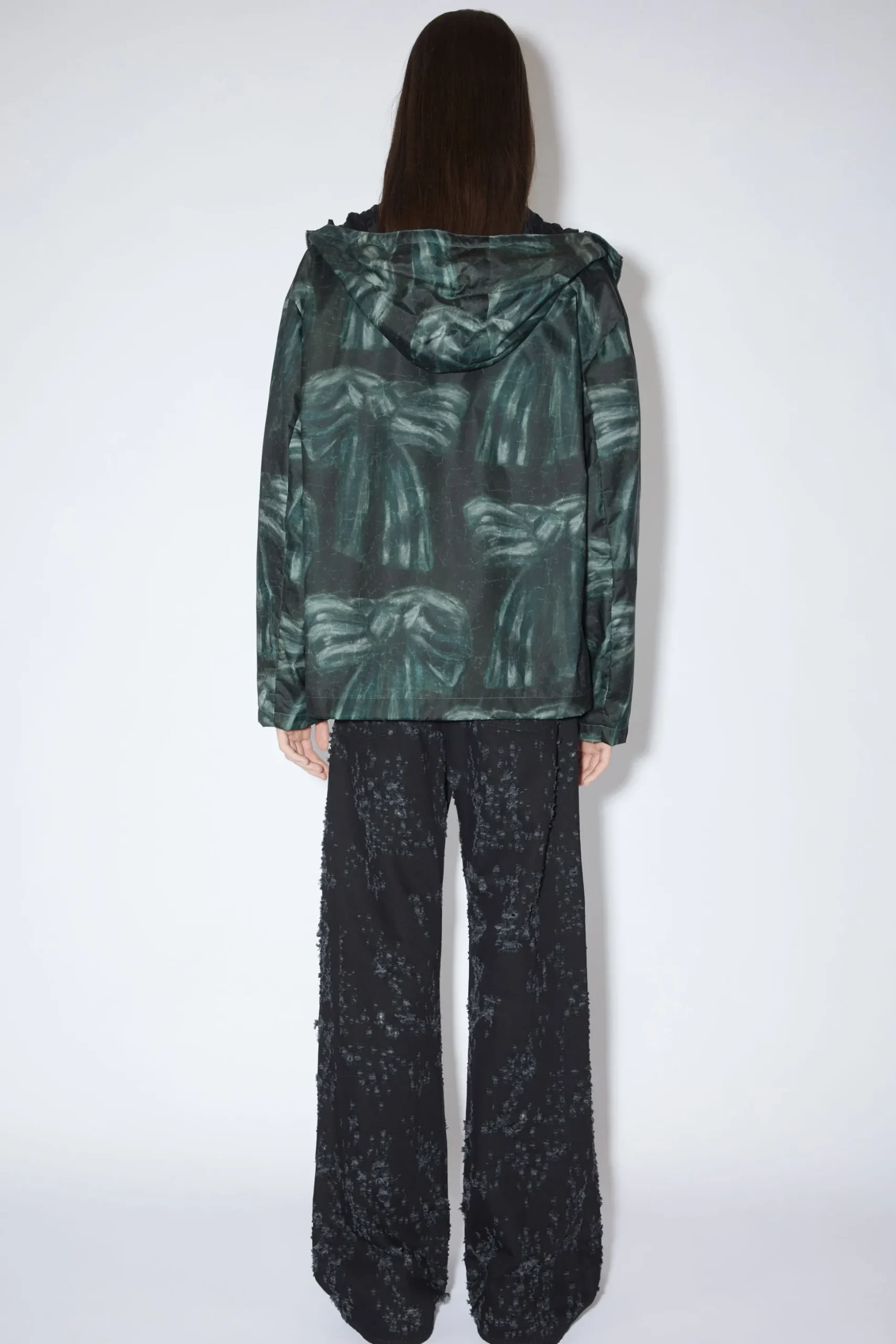 Bedruckte Jacke Mit Kapuze