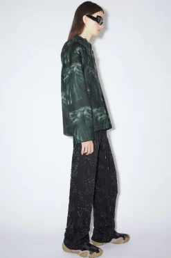 Bedruckte Jacke Mit Kapuze