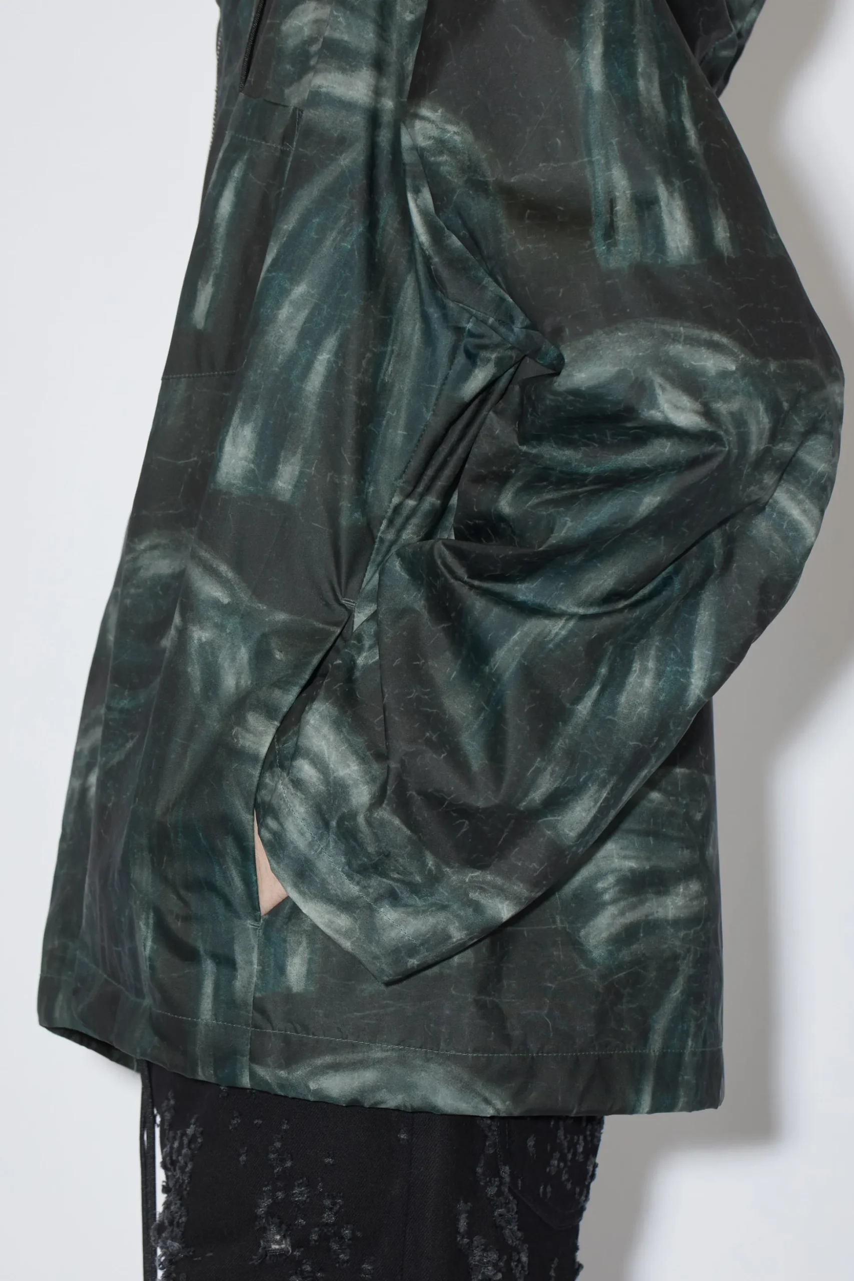 Bedruckte Jacke Mit Kapuze