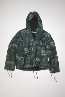 Bedruckte Jacke Mit Kapuze