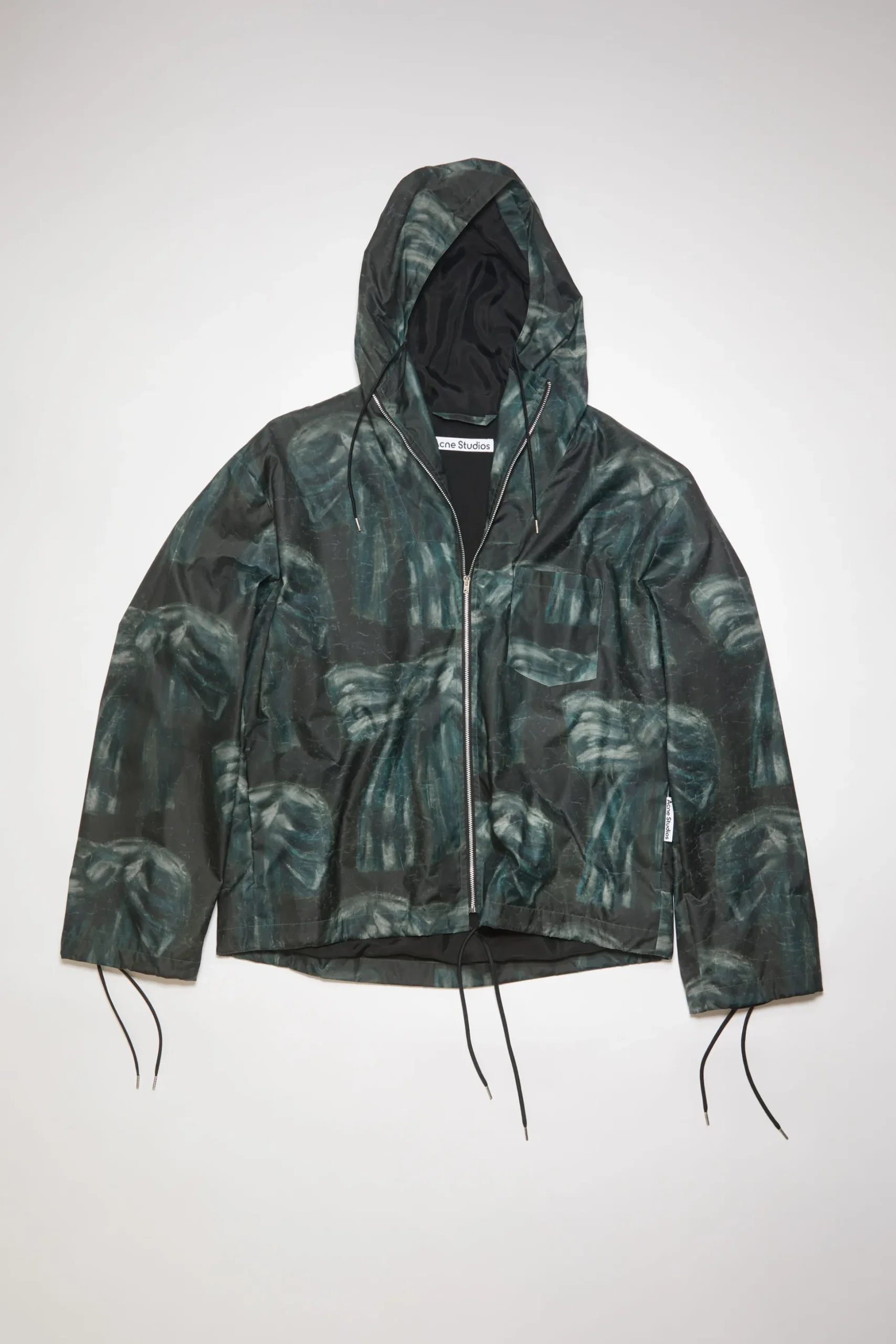 Bedruckte Jacke Mit Kapuze
