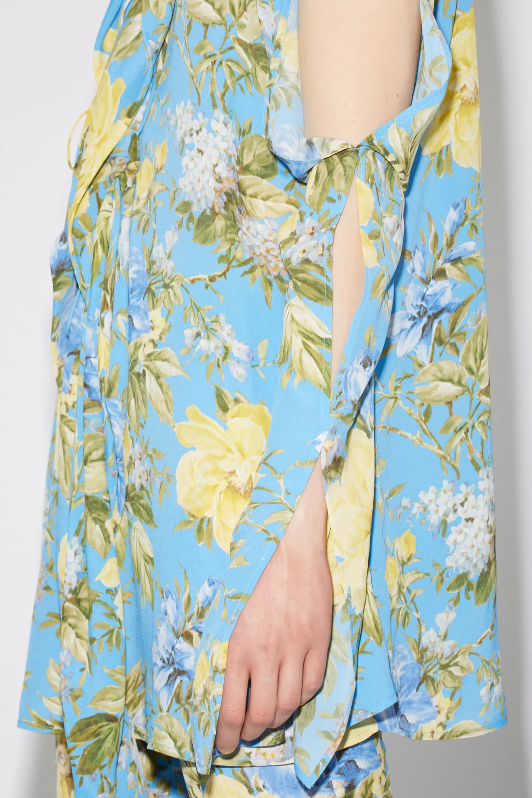 Bluse Zum Schnuren Mit Blumenprint