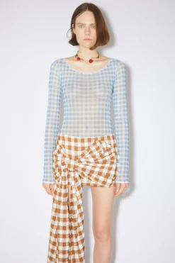 Body Mit Gingham-Muster