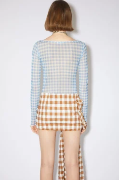 Body Mit Gingham-Muster