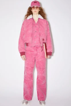 Bomberjacke Aus Baumwoll-Canvas