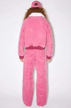 Bomberjacke Aus Baumwoll-Canvas