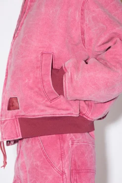 Bomberjacke Aus Baumwoll-Canvas