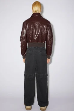 Bomberjacke Aus Leder
