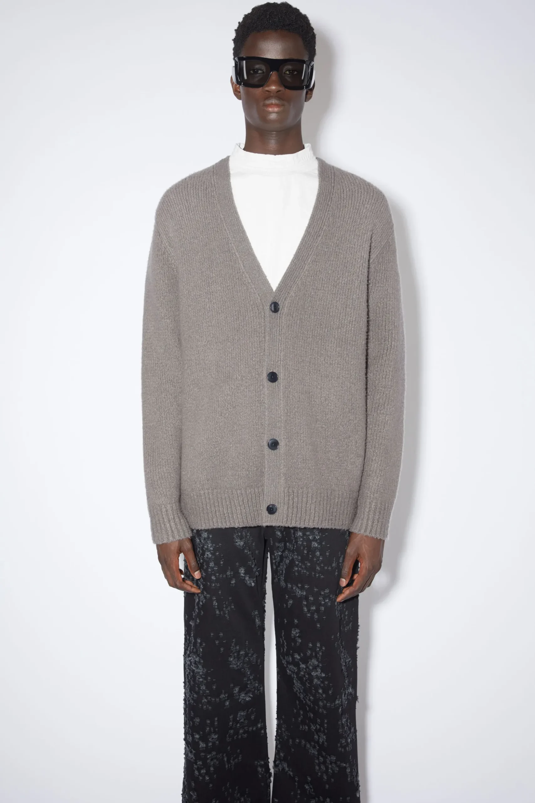 Cardigan Aus Woll-Mix
