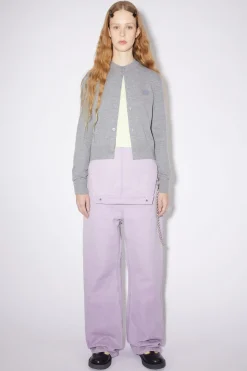 Cardigan Mit Rundhalsausschnitt