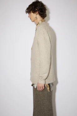 Cardigan Mit V-Ausschnitt Aus Woll-Mix