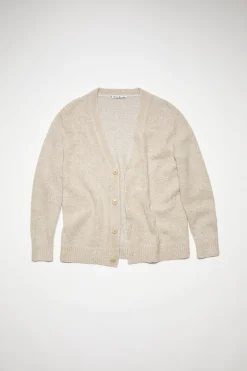 Cardigan Mit V-Ausschnitt Aus Woll-Mix