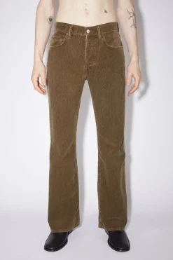 Cord-Jeans Mit Ausgestellter Passform