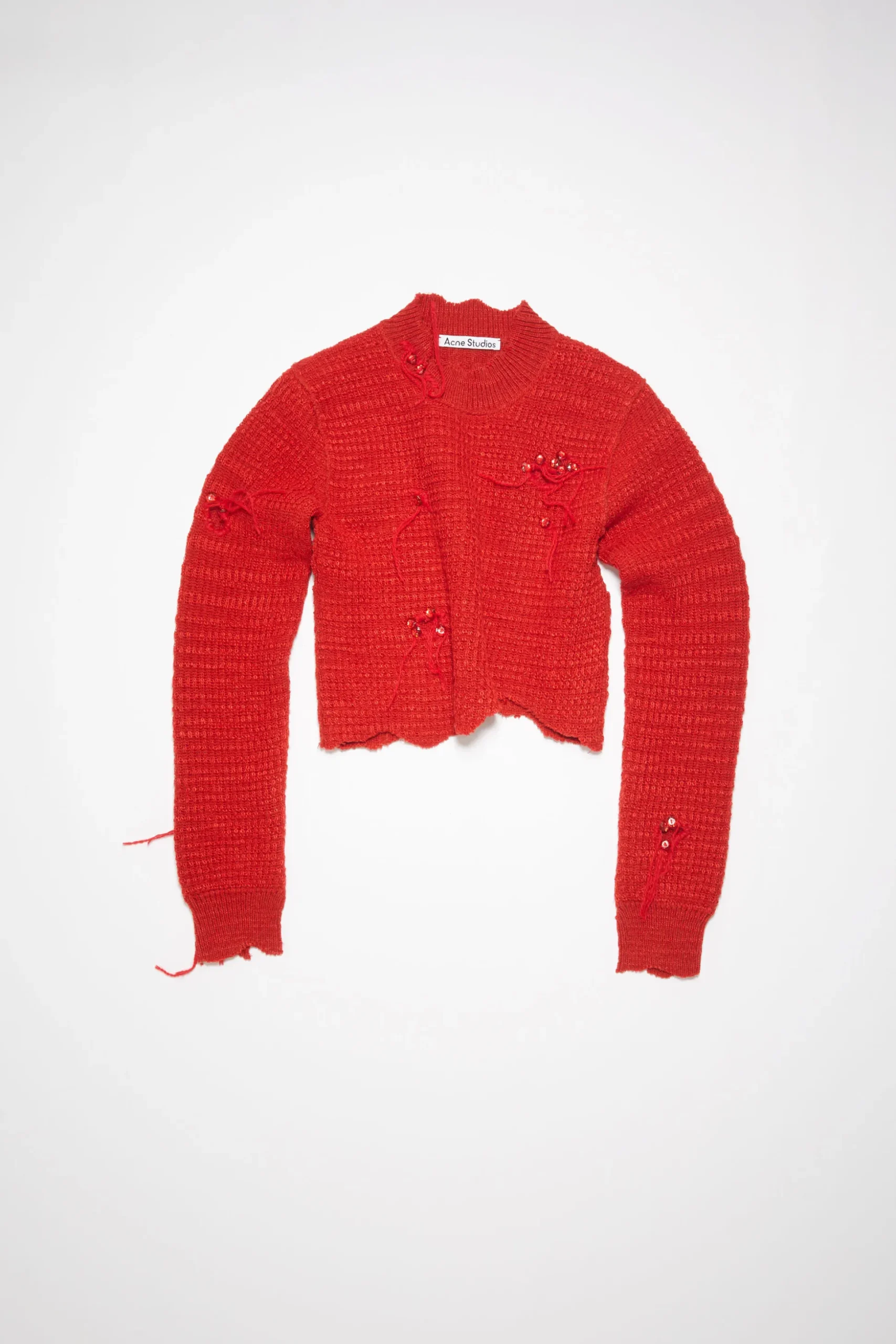 Dekonstruierter Pullover Mit Rundhalsausschnitt