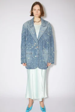 Denimjacke Im Used-Look