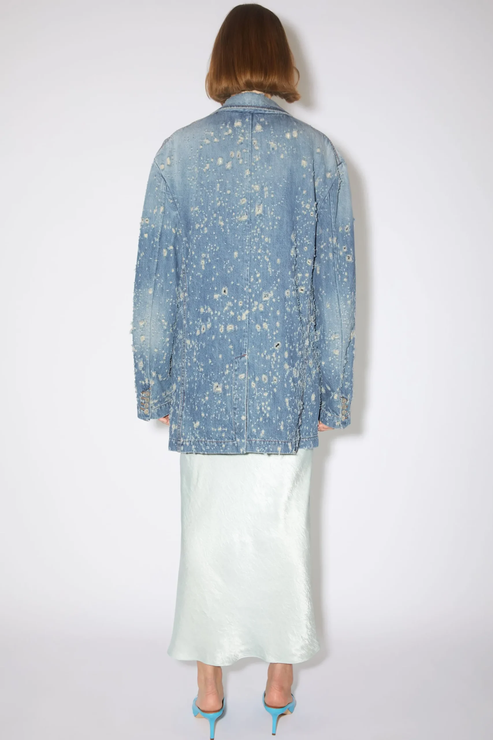 Denimjacke Im Used-Look