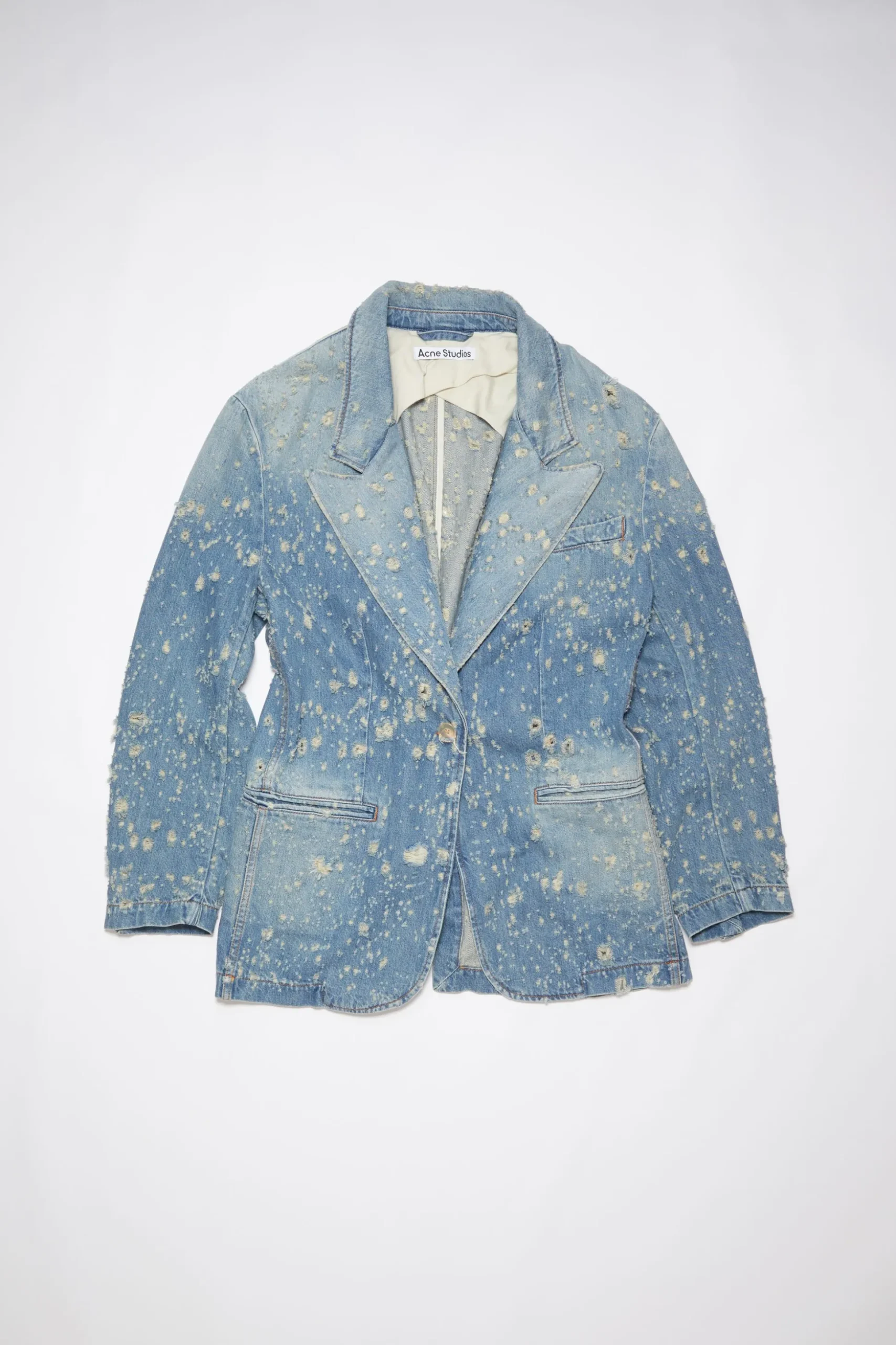 Denimjacke Im Used-Look