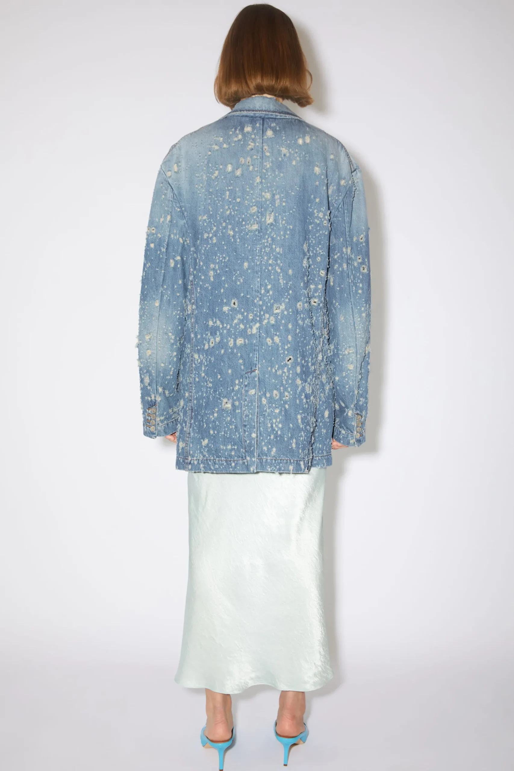 Denimjacke Im Used-Look