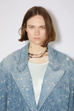 Denimjacke Im Used-Look