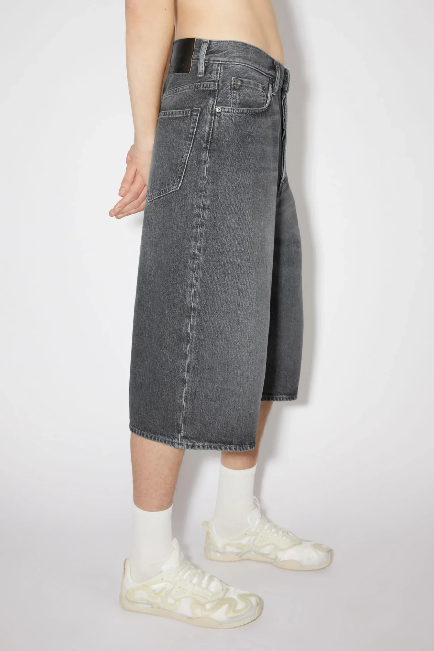 Denim-Shorts Mit Lockerer Passform