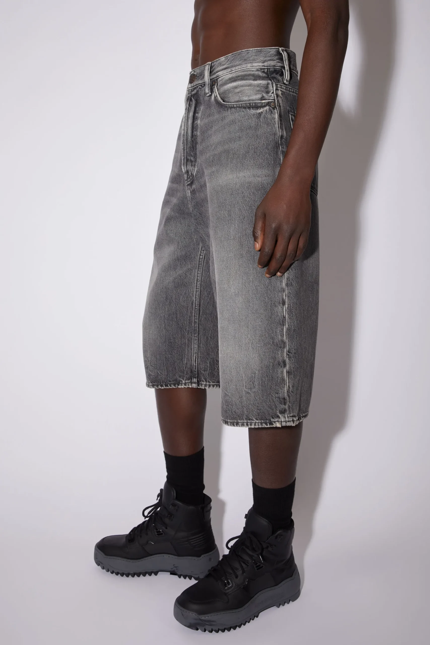 Denim-Shorts Mit Lockerer Passform