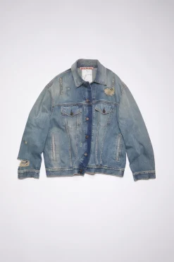 Destroyed-Denimjacke In Lockerer Passform – Detroit
