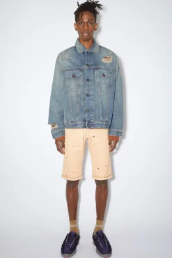 Destroyed-Denimjacke In Lockerer Passform – Detroit