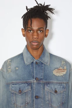 Destroyed-Denimjacke In Lockerer Passform – Detroit