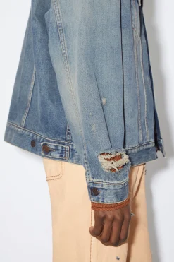 Destroyed-Denimjacke In Lockerer Passform – Detroit