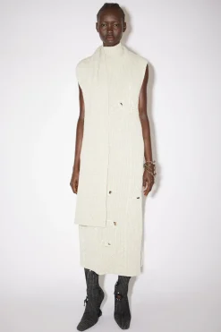 Distressed Ribbed Knit Dress