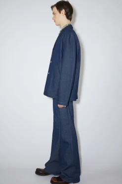 Einreihige Denimjacke