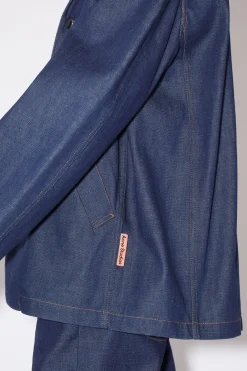 Einreihige Denimjacke