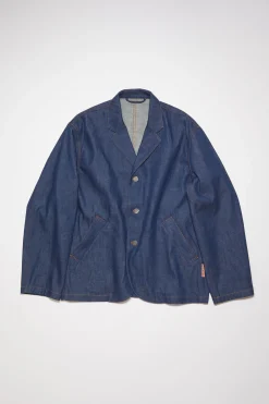 Einreihige Denimjacke