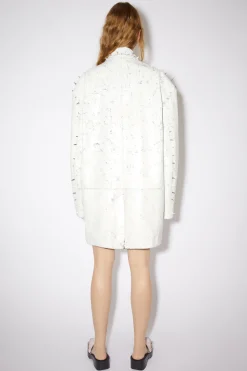 Einreihige Lederjacke