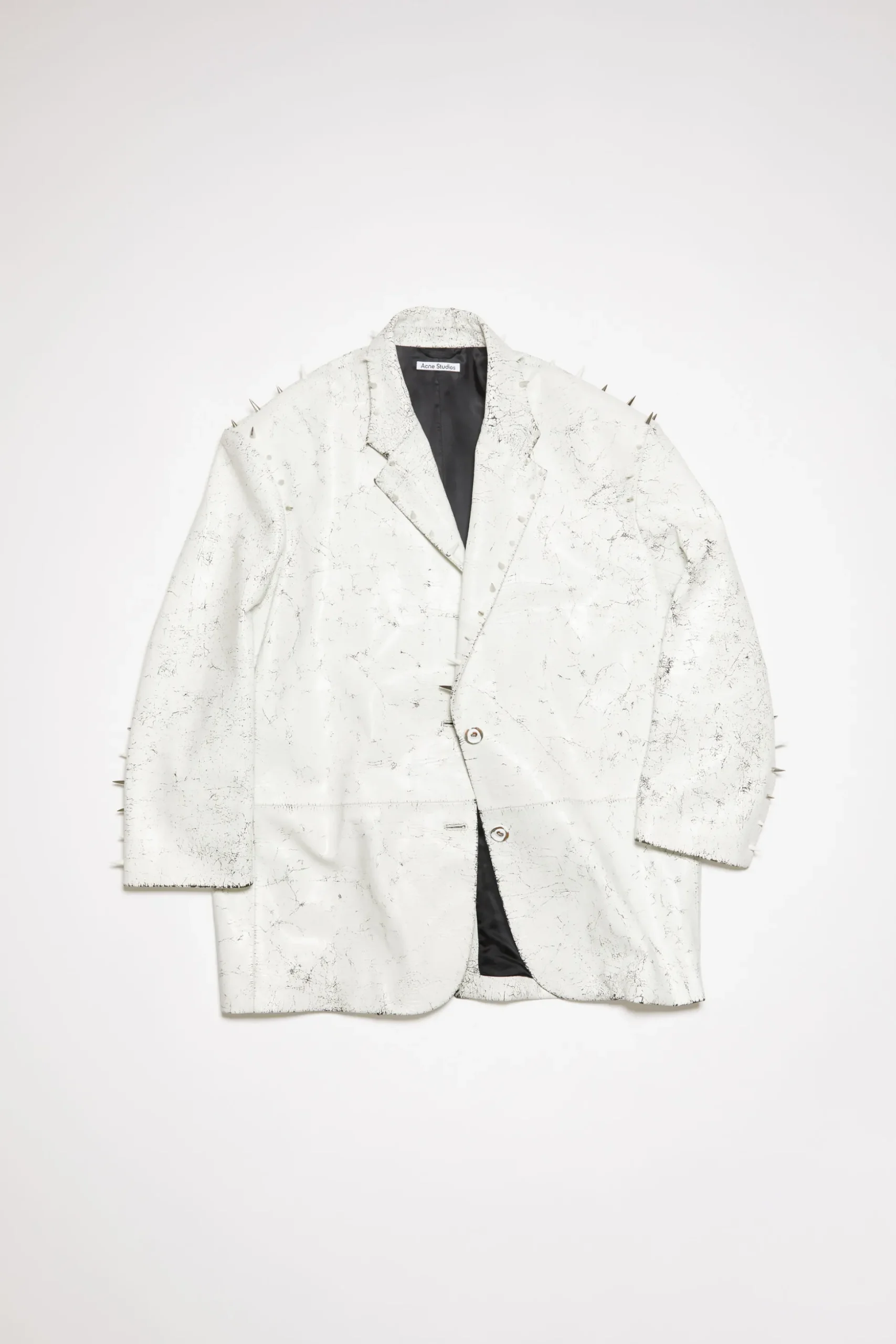 Einreihige Lederjacke