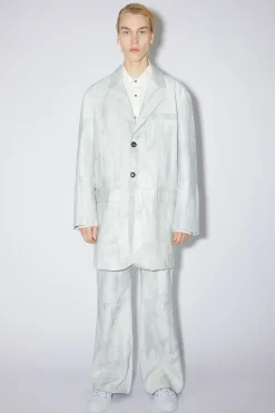 Einreihige Lederjacke