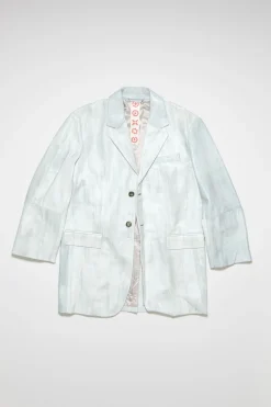 Einreihige Lederjacke