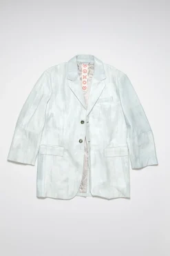 Einreihige Lederjacke